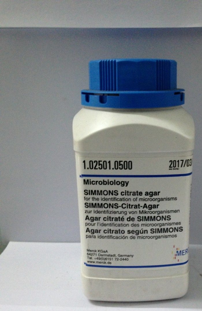 محیط کشت سیمون سیترات اگار, خرید محیط کشت سیمون سیترات اگار, 103855 , Simmons Citrate Agar