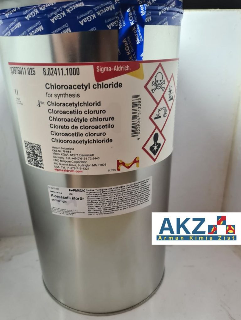 Chloroacetyl chloride, کلرو استیل کلراید,کد 802411,فروش کلرو استیل کلراید,خرید کلرو استیل کلراید