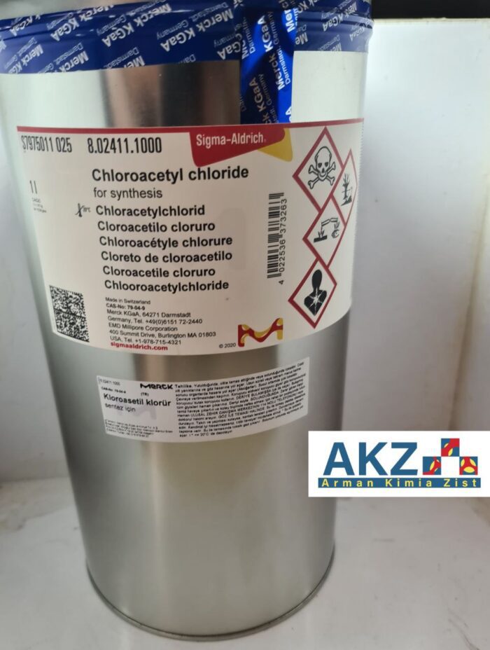 Chloroacetyl chloride, کلرو استیل کلراید,کد 802411,فروش کلرو استیل کلراید,خرید کلرو استیل کلراید