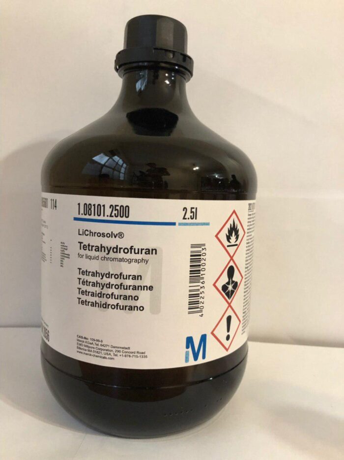 تتراهیدروفوران, 109-99-9, 1081012500, tetrahydrofuran, thf